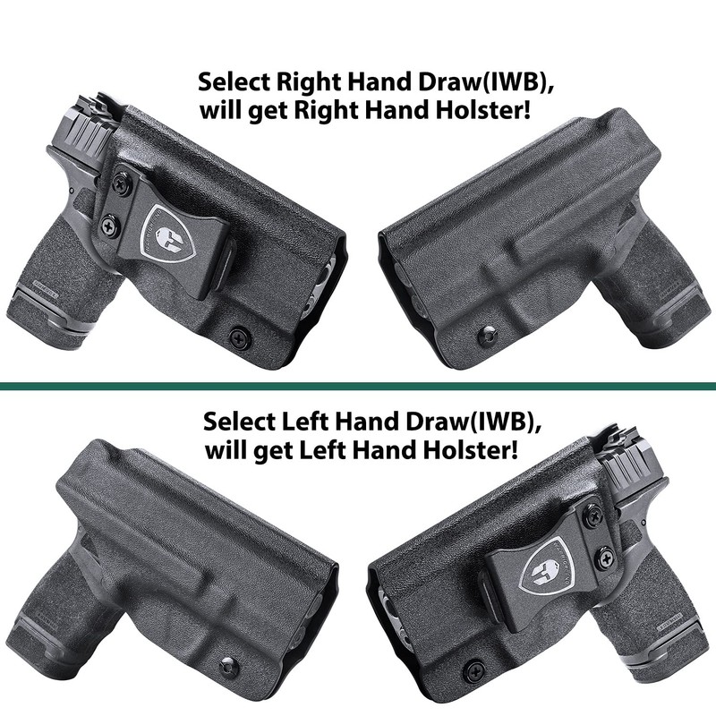WARRIORLAND IWB KYDEX Holster, Compatible with Springfield Hellcat 3" Micro-Compact,