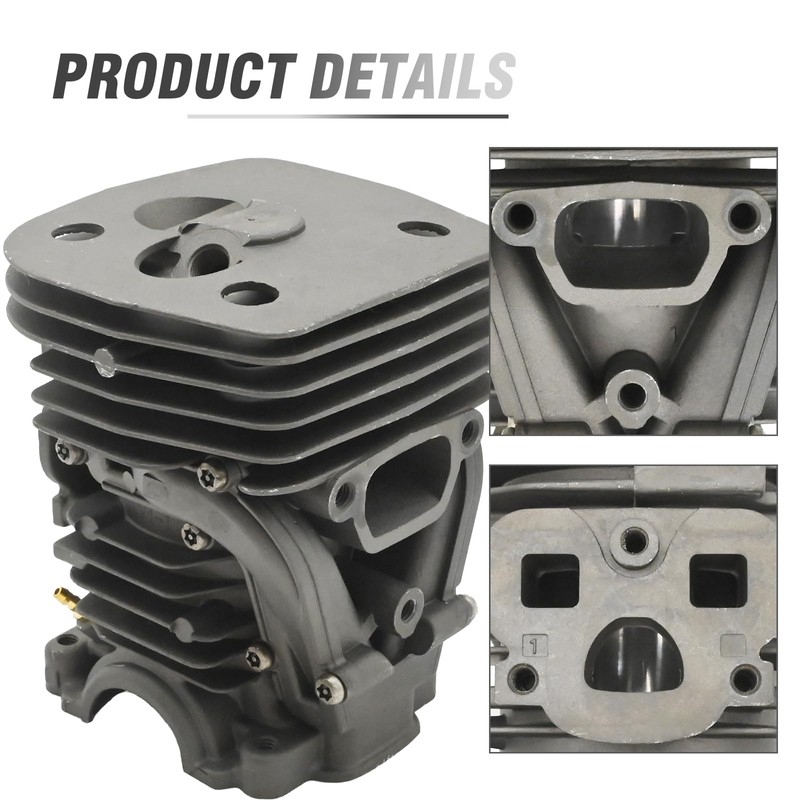 DUZFOREI 537320402 Chainsaw 47mm Cylinder Head Piston Kit, Replacement for