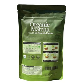 MIDNIGHT MANTRA Ceremonial Grade Matcha Green Tea Powder, USDA Certified 100g (Pack of 1)