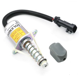 LIDSCURA 7136559 Lock Parking Brake Solenoid 12 V, Replacement for Bobcat Skid Traction S100 S130 S150 S160 S175 S185 S220 S205 S250, Replaces 6681512