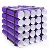 volepet Vinyl Storage Rack 25-Holes Metal Vinyl Roll Holder Black