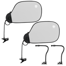 Yaomiao Adjustable Office Desk Shade and Cubicle Shade Office Plastic Privacy Desk Accessories for Block Light Privacy Glare Reduction and Improve Comfort Essential Product (2 Pcs,Grey)
