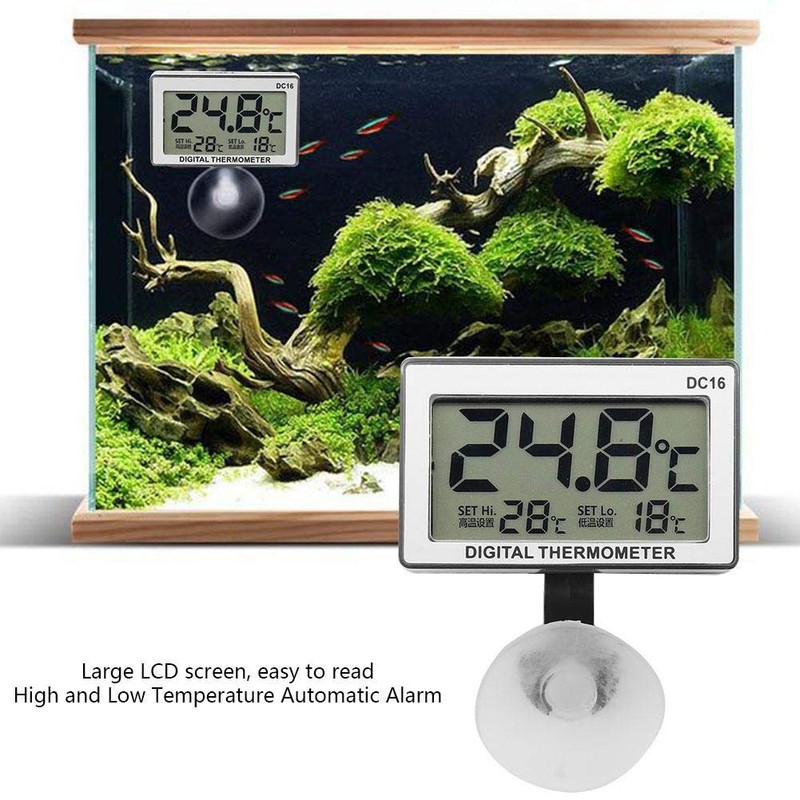 DC16 Waterproof Digital Aquarium Thermometer High Accuracy Temperature Thermometer for