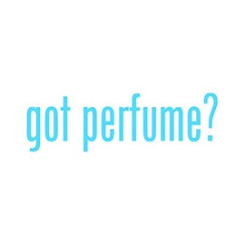 RDW Got Perfume ? Sticker - Decal - Die Cut - Light Blue 3.63" x 1.13"