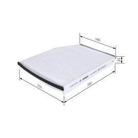 Bosch Automotive M5028 Cabin Air Filter Standard