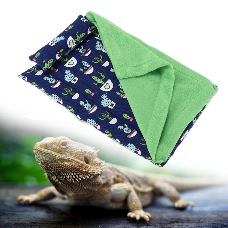 Reptile Sleeping Bag Washable Comfortable Warm Convenient Bearded Dragon Blanket