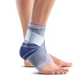 Bauerfeind - MalleoTrain S - Ankle Brace - The Ankle Support You Need Doing Physical Activity - Left Foot - Size 6 - Color Titanium