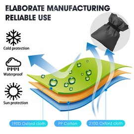 2 Pack Outdoor Tap Cover Tap Jacket Outdoor Tap Cosy Cover Outside Garden Faucet Socks for Freeze Protection