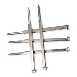 6 in. (15.2 cm Approx.) Gutter Screws, Repair Gutter Installation, Screws are Rust-Resistant Coated for 4" gutters