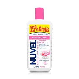Nuvel Crema Corporal Aclarante, Aclaradora para Todo Tipo de Piel 750 ml