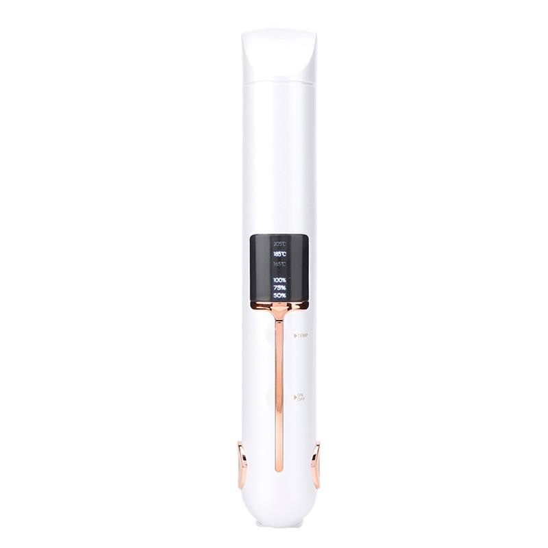Professional USB Charging Mini Electric Hair Straightener Curler Cordless Hair