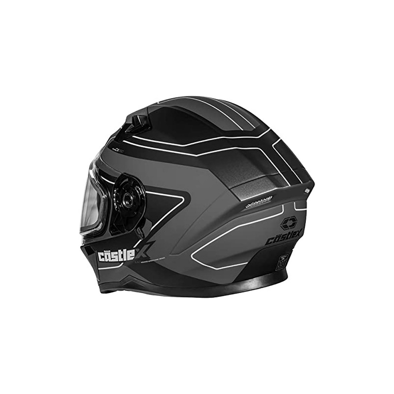 Castle X CX390 Atlas Full Face Snow Helmet (Matte Charcoal/Black