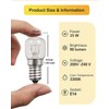 LAMARE Pack of 6 Bulbs - E14 15W Warm White