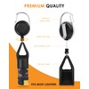 GAUENEEN 5 Pieces Retractable Lighter Clip Lighter Holder Keychain with