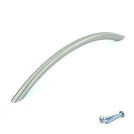 M4TEC Bow Kitchen Cabinet Door Handles Cupboards Drawers Bedroom Furniture Pull Handle Stainless Steel. N8 Series: 96 mm