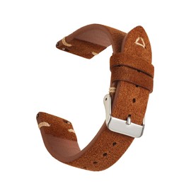 WOUKUP Quick Release Suede Leather Watch Bands Vintage Watchband for Men Watch Strap 18mm 19mm 20mm 21mm 22mm 24mm
