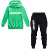 amropi Boy's Sports Tracksuit Pullover Hoodie Jogging Pants Set 2