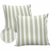 Outdoor Waterproof Throw Pillow Covers Set of 2 Sage Green