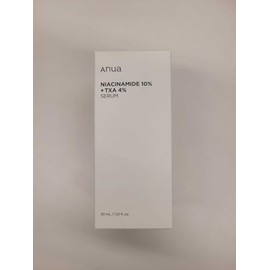 ANUA ANUA 10% Niacinamide+ 4% Tranexamic Acid Serum, Ceramide, Hyaluronic Acid, Vitamin B12 Natural color, Korean Glass Skin, Fragrance-Free, Korean Skincare, 30ml /1.01 fl.oz.