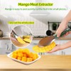 Mesenymm 3-in-1 Mango Slicer Peeler, Peeler and Pit Remover Tool,