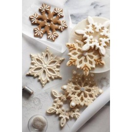 Unbranded Wide 5'' Snowflake Cookie Cutter Metal