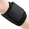 2Pcs Wrist Wraps Black Adjustable Breathable Elastic Skin Friendly Soft