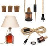 Bottle Lamp Kits, 2 Pack Bronze Bottle Lamp Adaptor Kit,