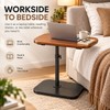 Adjustable Laptop Side Table for Small Spaces – Tilting 30×40cm
