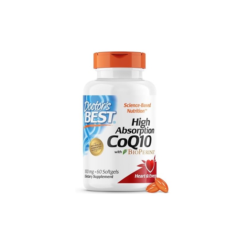 Doctor Best Coq10 100mg Antioxidante Alta Absorción Cápsulas Blandas Fórmula