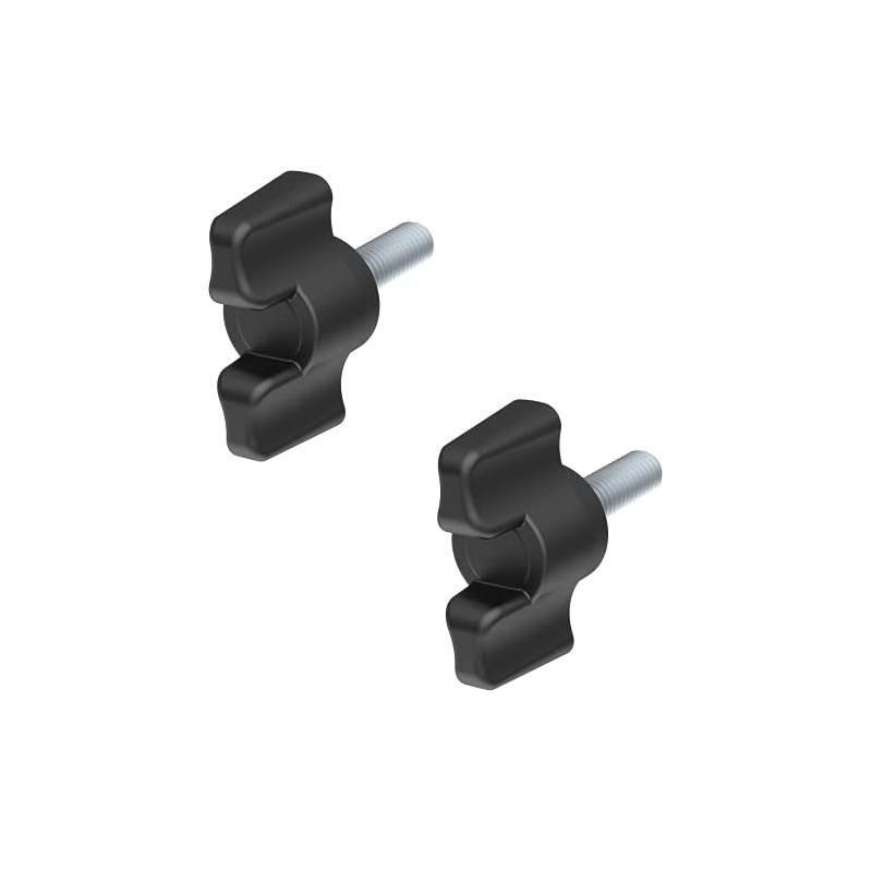 Butterfly Wing Screw Handle Lock Stretcher M6x30 Pack of 2