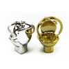 [naissant] Gold & Silver Toilet Bowl Pair Key Chain Luck