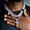 DLSIXNCO Cuban Link Chain for Men Women Cross Necklace for