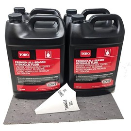 Toro Gallon(4 Pack) 138-9459 Premium All Season Hydraulic Fluid