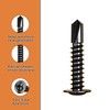 50Pcs Wafer Head Self Tapping Screws,M4.2x38mm Self Drilling Screws for
