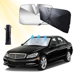 Car Sun Shade Foldable Front Window Sun Shade Sun Shade for Car Umbrella for Front Windshield Portable Folding Umbrella for Car