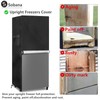 Sobana Upright Freezers Cover,Waterproof Outdoor Fridge Cover with Double Zipper