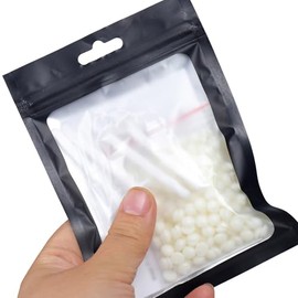 Kit de cera for depilación unisex for nariz y orejas, 7.05 oz de perlas de cera dura hipoalergénica con 32 aplicadores, depilación rápida sin dolor de