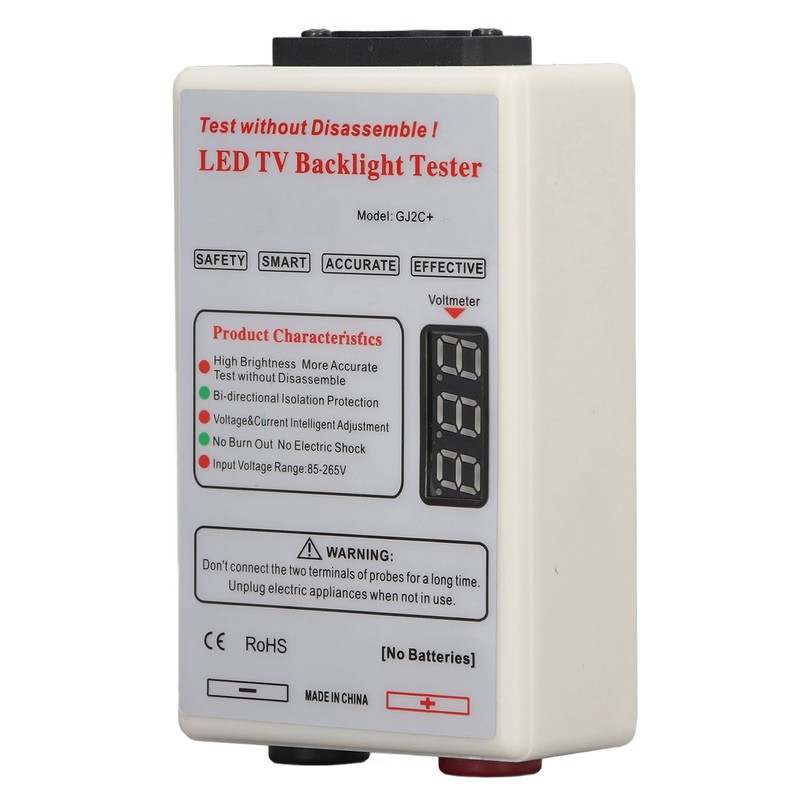 LED Light Tester Free Screen Removal Soft Start Portable TV