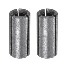 sourcing map Router Collet Chuck Driver Adapter 1/2" (12.7mm) to 5/16"(7.94mm) Spring Steel CNC Engraving Bit Router Converter for Woodworking Engraving Machine Tool 2pcs
