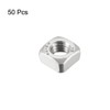 sourcing map M6 Square Nuts, 304 Stainless Steel Metric Coarse