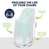 LEDON Cover Seat Garden Chairs 60cm x 60cm x 110cm