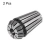sourcing map 2 Pcs ER16 6mm Spring Collet Chuck High