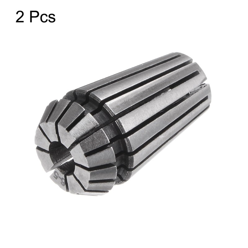 sourcing map 2 Pcs ER16 6mm Spring Collet Chuck High