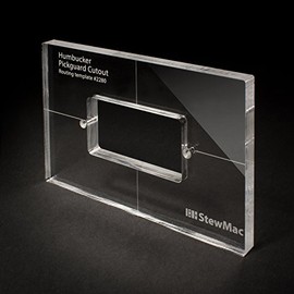 StewMac Pickup Routing Template for Humbucker, for Pickguard Rout