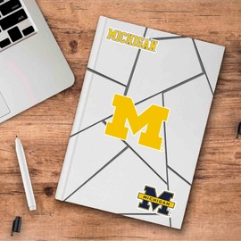 Fanmats NCAA Michigan Wolverines Team Decal, 3-Pack, Yellow, 61037