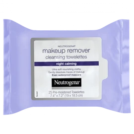 Neutrogena Buy Neutrogena Night Calming Makeup Remover Cleansing Wipes 25 Pack Online | Chempro Chemists