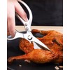 Kitchen Scissors-Stainless Steel Kitchen Shears for Chicken, Food, Vegetables, Multi-Purpose