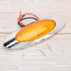 4pcs 6.5in 16LED Oval Side Marker Light 12V DC Shockproof