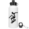 Azeeda 600ml 'Skateboard Champion' Reusable Water/Drinks Bottle (WT00074408)