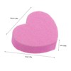 Outanaya 50pcs Heart-shaped Sponge Nail Files Dual-sided Nail Grinding Tools